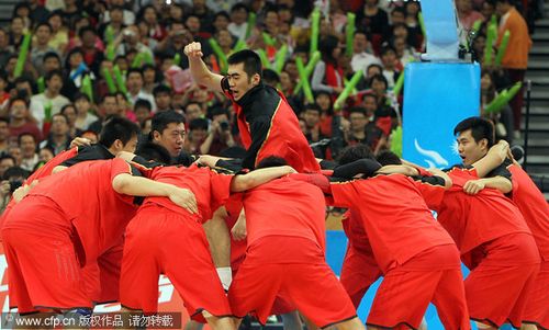 中国男篮开场舞的相关图片